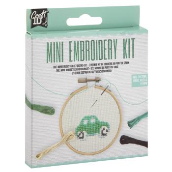 Craft ID - Mini embroidery kit - Car (CR1712)