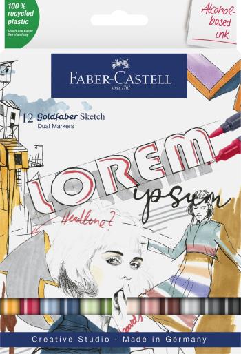 Faber-Castell - Sketch Marker Goldfaber wallet (12 pcs)