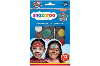 Snazaroo - Paw Patrol - Make-up Colorset - Marshall & Liberty