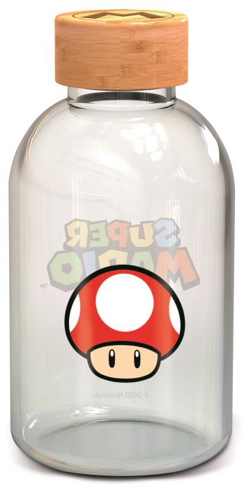 Super Mario - Glass Bottle Gift Set