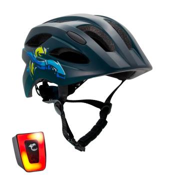Crazy Safety - Arrow Bicycle Helmet - Black/Blue