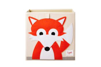 3 Sprouts - Storage Box - Orange Fox