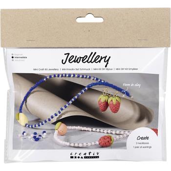 Mini Craft Kit - Jewellery - Necklace & Earrings - Royal Blue
