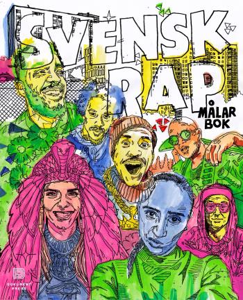 Svensk Rap Målarbok