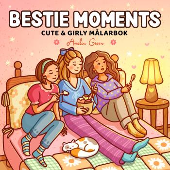 Bestie Moments - Cute & Girly Målarbok
