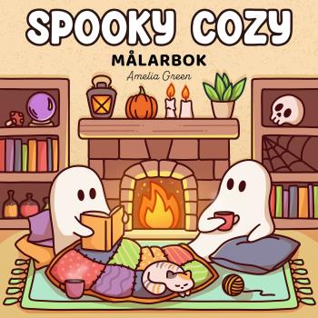 Spooky Cozy Målarbok