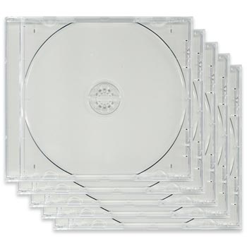 CD-ask komplett med insats  5-pack