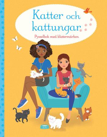 Katter Och Kattungar- Pysselbok Med Klistermärken