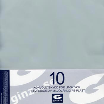Skyddsplast för LP-Skivor (0,14 mm) 10-pack