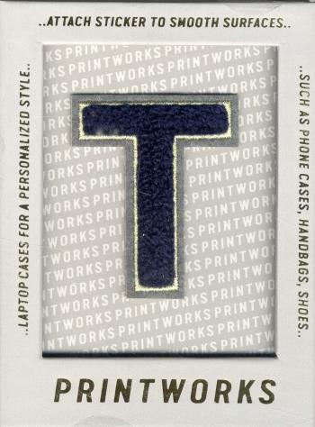 T - Embroidered Sticker