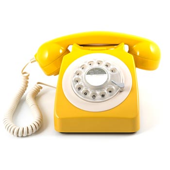 Telefon / Bordstelefon GPO 746 Gul