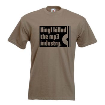 Vinyl killed the MP3 industry - XXL (T-shirt)