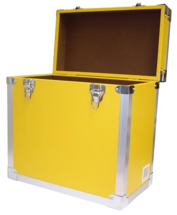 Yellow: LP Record Storage Carry Case Yellow