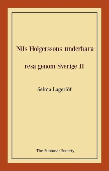 Nils Holgerssons Underbara Resa Genom Sverige Ii