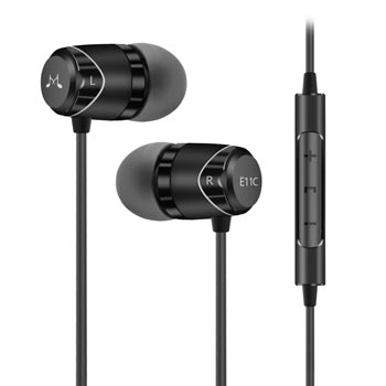 Hörlur In-Ear SoundMAGIC e11C med mik / Black