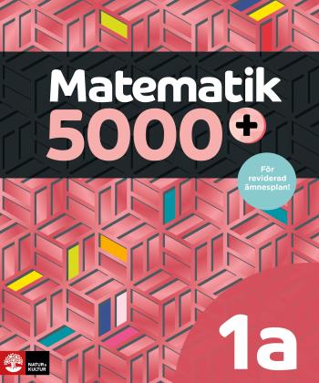 Matematik 5000+ Kurs 1a Röd Lärobok Upplaga 2021
