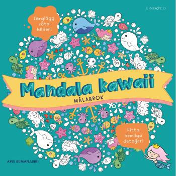 Mandala Kawaii - Målarbok