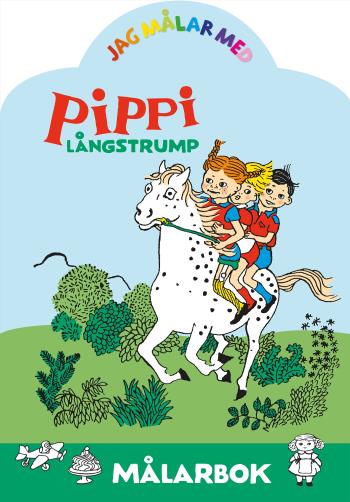 Jag Målar Med Pippi Långstrump - Målarbok
