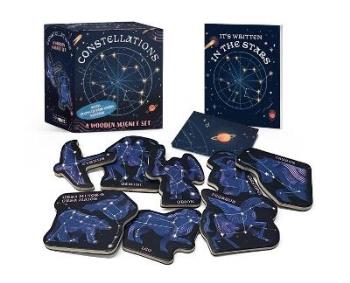 Constellations- A Wooden Magnet Set