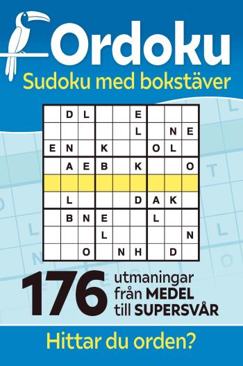Ordoku - Sudoku Med Bokstäver -176 Utmaningar Från Medel Till Supersvår
