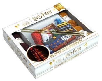 Harry Potter Knitting Magic Gift Set- Gryffindor Scarf