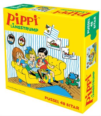 Pippi Långstrump Minipussel - 48 Bitar