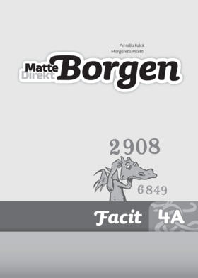 Matte Direkt Borgen Facit 4a (5-pack)