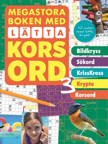 Megastora Boken Med Lätta Korsord 3