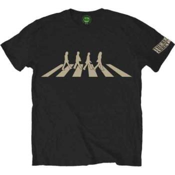 The Beatles: Unisex T-Shirt/Abbey Road Silhouette (XX-Large)