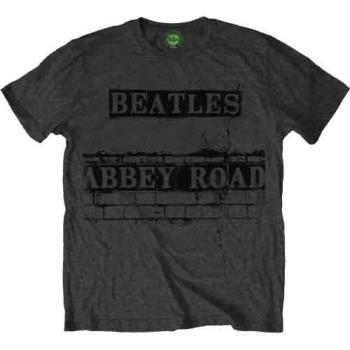 The Beatles: Unisex T-Shirt/Abbey Road Sign (X-Large)