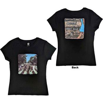 The Beatles: Ladies T-Shirt/Abbey Road (Back Print) (Small)