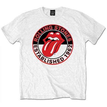 The Rolling Stones: Unisex T-Shirt/Est. 1962 (White) (XX-Large)