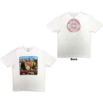 The Beatles: Unisex T-Shirt/Sgt Pepper (Back Print) (X-Large)