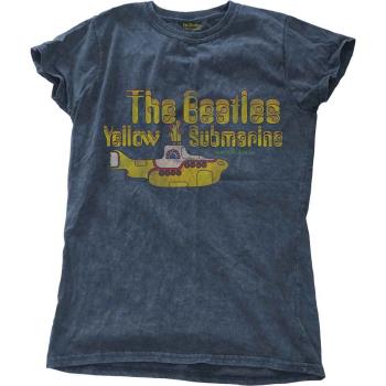 The Beatles: Ladies T-Shirt/Yellow Submarine Nothing Is Real (Wash Collection) (Medium)