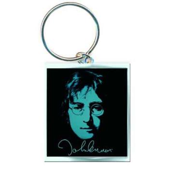 John Lennon: Keychain/Photo (Enamel In-fill)