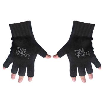 Iron Maiden: Unisex Fingerless Gloves/Logo