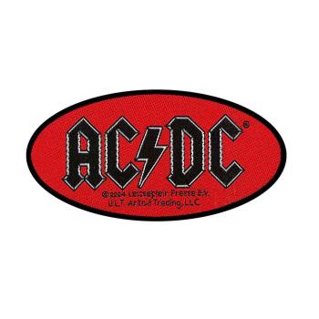 AC/DC: Standard Woven Patch/Oval Logo