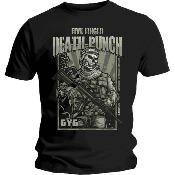 Five Finger Death Punch: Unisex T-Shirt/War Soldier (X-Large)