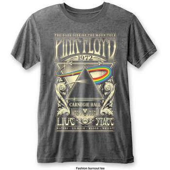 Pink Floyd: Unisex T-Shirt/Carnegie Hall (Burnout) (X-Large)