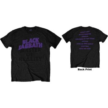 Black Sabbath: Unisex T-Shirt/Masters of Reality Album (Back Print) (X-Large)