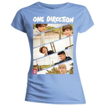 One Direction: Kids Tee (Girls)/Band Sliced (Slim Fit) (X-Large)