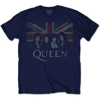 Queen: Unisex T-Shirt/Vintage Union Jack (Large)