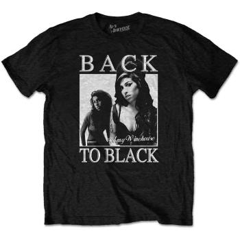 Amy Winehouse: Unisex T-Shirt/Back to Black (Large)