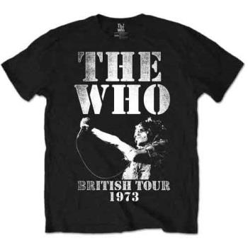The Who: Unisex T-Shirt/British Tour 1973 (Small)
