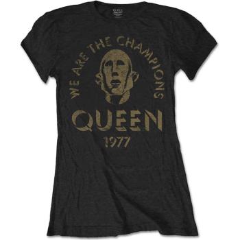 Queen: Ladies T-Shirt/We Are The Champions (X-Large)