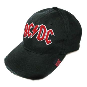 AC/DC: Unisex Baseball Cap/Red Logo