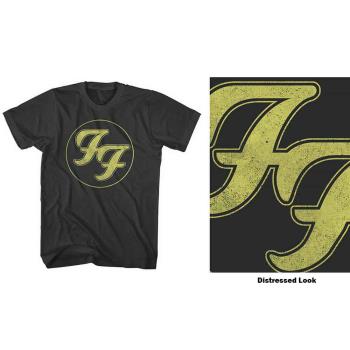 Foo Fighters: Unisex T-Shirt/Distressed FF Logo (X-Large)