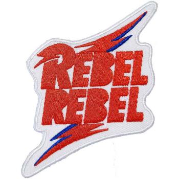 David Bowie: Standard Woven Patch/Rebel Rebel