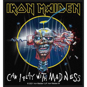 Iron Maiden: Standard Woven Patch/Can I Play With Madness (Retail Pack)