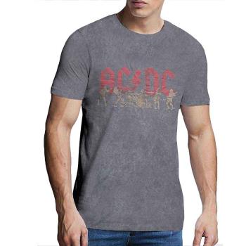 AC/DC: Unisex T-Shirt/Vintage Silhouettes (Wash Collection) (X-Large)